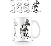 Taza Boceto Mickey Mouse Disney Cerámica 320 mls
