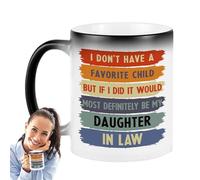 Taza cambiante de color - Jarra de café de cerámica con intercambio de calor de 350 ml | Tazas de cerámica que cambian de color Hermosas tazas de café sensibles al calor para leche de té y café de la