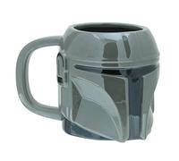 Taza Casco Mandalorian - Taza Cerámica Oficial de Star Wars, Regalo para Fans, Capacidad 650 ml