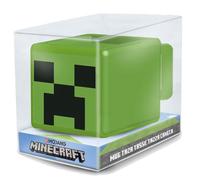 Stor S.L. Taza cerámica 3D Minecraft Cabeza Creeper 440 ml en caja regalo