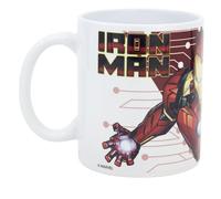 TAZA CERAMICA SB 325 ML EN CAJA AVENGERS IRONMAN FLYING STAR
