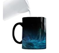 Taza Color Cambiante 350 ml Cerámica Termosensible Divertida Apta para
