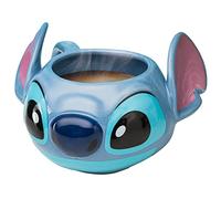Paladone Taza de café con forma de Stitch – Producto oficial Disney, cerámica pintada a mano 450 ml