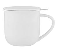Taza con infusor de té MINIMA EVA 350 ml, blanco, porcelana, Viva Scandinavia