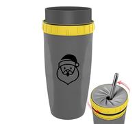 - Taza con pajita | Taza de 300 ml con pajita, taza de café térmica, a prueba de fugas, portátil, con tapón de rosca, para niñas, hombres, mujeres