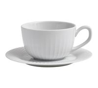 Taza con plato HAMMERSHOI 250 ml, blanco, Kähler