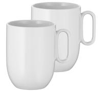 Taza de café BARISTA 380 ml, juego de 2 piezas, blanco, porcelana, WMF