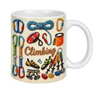 Taza de café con efecto de escalada en roca, regalo para escaladores de roca, amantes de la aventura al aire libre, papá, marido