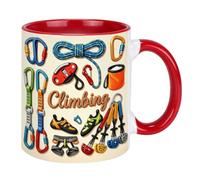 Taza de café con efecto de escalada en roca, regalo para escaladores de roca, amantes de la aventura al aire libre, papá, marido
