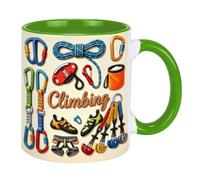 Taza de café con efecto de escalada en roca, regalo para escaladores de roca, amantes de la aventura al aire libre, papá, marido