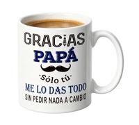Taza de café con temática del día del padre, taza de cerámica, para bar, oficina, cocina, hogar, cumpleaños, Acción de Gracias