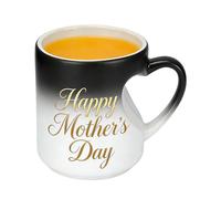Taza de café corazón - Tase de 4,13 pulgadas | Taza de cerámica de color cambiante - Vasos sensibles al calor con asa para té, leche, , agua, café, ideal para regalos de