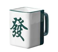 Taza De Café De Cerámica: Añade Un Toque Đivertido A Tu Bebida | Taza De Agua Mahjong + Diseño Cerámico Novedoso De 400 Ml | Para Mujeres, Hombres, Familia, Amigos, Hogar, Cocina, Viajes, Trabajo, Des