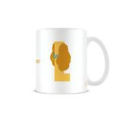 Taza de café de cerámica de 325 ml con diseño del alfabeto de Disney, en caja de regalo de Disney, producto oficial