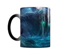 Taza De Café Divertida Recipiente Cerámico Novedoso, Y Termosensible 350ml