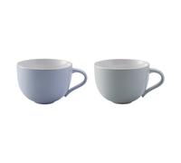 Taza de café EMMA 300 ml, juego de 2 piezas, azul, gres, Stelton