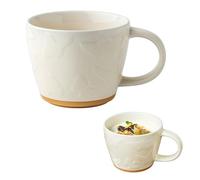 Taza de café grande, 500 ml, cuenco grande para sopa con asa, cuenco de cereales, taza de té de cerámica, cuenco de desayuno, cereales, sopa, leche, té, regalo de cumpleaños taza de capuchino