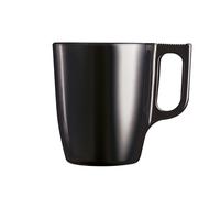 Taza de Café Luminarc Flashy de Vidrio 25 icolor Black 25cl