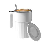 Taza de café - Taza autorevoltiva de 380 ml | Vasos de acero inoxidable de mezcla automática de acero inoxidable para café, té, chocolate caliente, leche, oficina, picnic, camping en