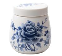 Taza de caldera de huevos de porcelana, 220 ml, diseño de cerámica vintage con tapa, escalfador suave cubierto, cuenco de huevo al vapor, juego de té retro para desayuno, accesorio tradicional de