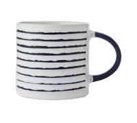 Taza de cerámica a rayas, 390 ml mikasa