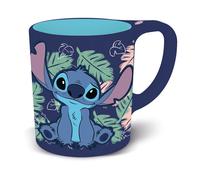 Taza de cerámica antivuelco 300 ml de stitch