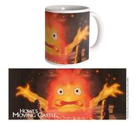 Taza de cerámica calcifer el castillo ambulante semic, taza para caf?