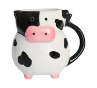 Taza de cerámica con diseño de , diseño de vacas 3D, gran capacidad, base antideslizante, taza de café, té, leche, bebida, regalo para niños, mujeres, amantes de las vacas, hogar, oficina, viajes