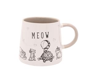 Taza de cerámica con diseño de gatos de disney con imágenes ilustra