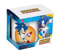 Taza de cerámica de 325 ml en caja de regalo de sonic
