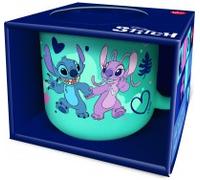 Taza de cerámica de 355 ml en caja de regalo de stitch