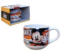 Taza de cerámica, Mickey Mouse Disney, Mickey Mouse, taza grande jumbo, 380 ml, en caja