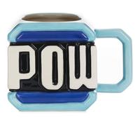 Taza de cerámica Paladonde Súper Mario Bros Modelo Pow Block Multicolor Medium