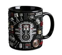 Taza de cerámica - Taza mecánica vintage novedosa, piezas de motor, artículos para beber de café con mango antideslizante, coleccionable decorativo | Té Bebidas Días festivos Día de San Valentín Cumpl