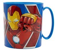Taza de Plástico Micro Avengers Heraldic Army 390 ML 77600