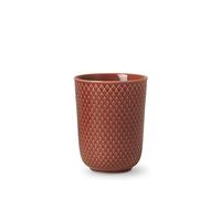 Taza de porcelana Lyngby 33 cl Rhombe Color Mix & Match para té y café, rojo