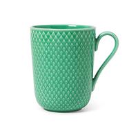 Taza de porcelana Lyngby con asa 33 cl Rhombe Color Mix & Match, verde