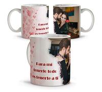 Taza de San Valentín Personalizada con Foto. Regalos Originales Para Hombre. Regalo Mujer San Valentin. Regalos Para Mi Novio. Regalos Especiales para tu Pareja. Valentines. Prenda Dia Dos Namorados.