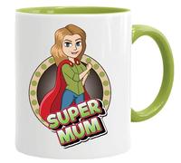 Taza de superhéroe | Super Mum Dad Auntie Gran Grandad | Regalos para mamá | Regalos de cumpleaños para mujeres | Regalo de cumpleaños de Navidad | Regalo del día del padre (mamá)