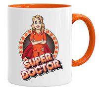 Taza de superhéroe | Super Mum Dad Auntie Gran Grandad | Regalos para mamá | Regalos de cumpleaños para mujeres | Regalo de cumpleaños de Navidad | Regalo del Día del Padre (Doctor (mujer))