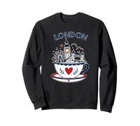 Taza de té de Londres Big Ben Reino Unido Lindo Recuerdo de Viaje Sudadera