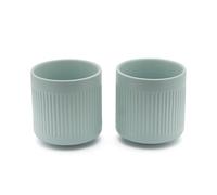 Taza de té de Porcelana Azul - Juego de 2 Tazas de té de 300 ml Cada una