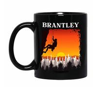 Taza De Té Escalada En Roca Personalizada Negra Para 330ML