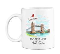 Taza De Té Puente De La Torre De Londres Personalizado Para 330ML