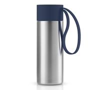 Taza de viaje TO GO, 350 ml, tapa azul marino, acero inoxidable, Eva Solo