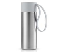Taza de viaje TO GO, 350 ml, tapa gris mármol, acero inoxidable, Eva Solo