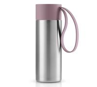 Taza de viaje TO GO, 350 ml, tapa rosa, acero inoxidable, Eva Solo