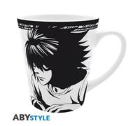 Taza Death Note 250 ml - Diseño L, Cerámica Resistente, Apta Microondas y Lavavajillas