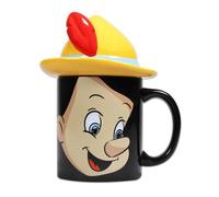 Taza Disney Pinocho - Taza desayuno Disney 3D - Taza cerámica 400 ml - Taza te - Taza café - Licencia oficial