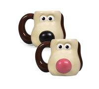 Taza Disney Wallace y Gromit Termocolora - Desayuno Gromit - Cerámica 400 ml - Te y Café - Licencia Oficial